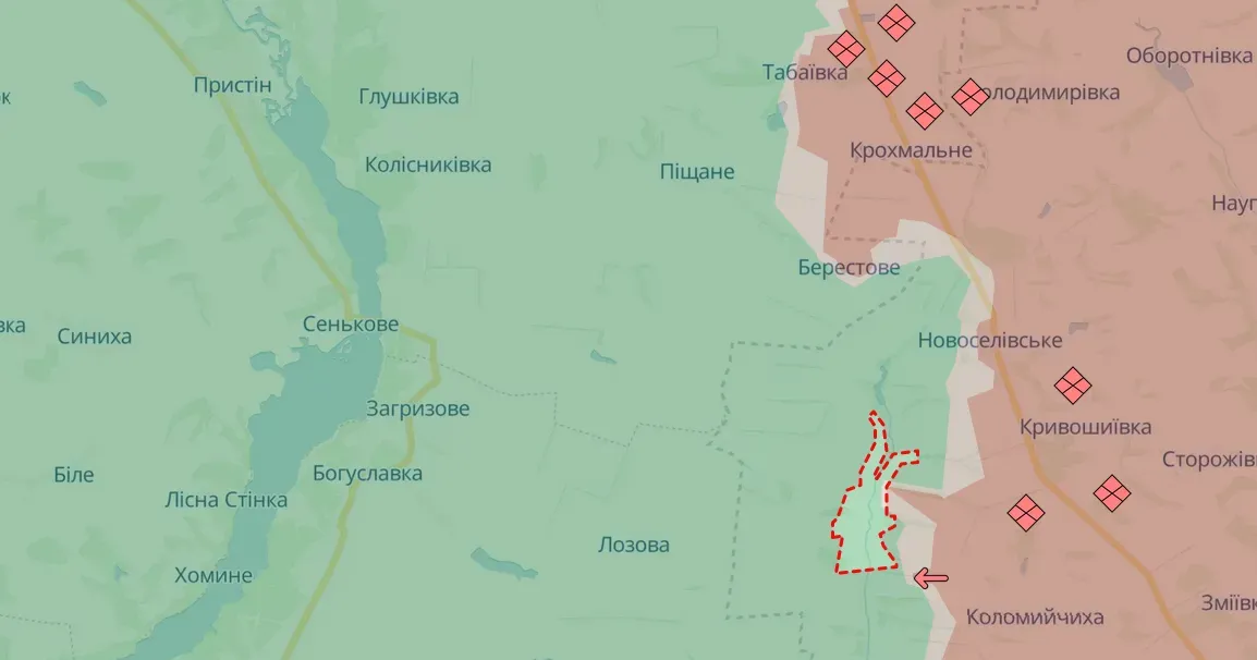 Карта DeepState станом на 03.07.2024 Російських військ у Сьельмахівці немає — експерти ISW на порталі Gromada Group