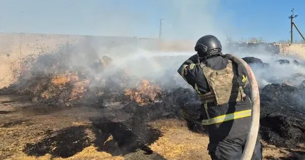 Фото: ГУ ДСНС України у харківській області Російські окупанти зруйнували ферму у Глушківці (фото) на порталі Gromada Group