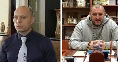Віталій Ганчев і Геннадій Мацегора (фото з сайту Kharkiv Today) Гауляйтер тимчасово окупованої частини Харківщини Ганчев пояснив, що позбавив повноважень і покарав мера-колаборанта Куп’янська Геннадія Мацегору через його меркантильність.