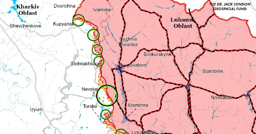 Карта ISW (June, 19. 3.00 p.m.) Ворог посилює штурми на Куп'янському напрямку і стягує резерви у бік Борової — ISW на порталі Gromada Group
