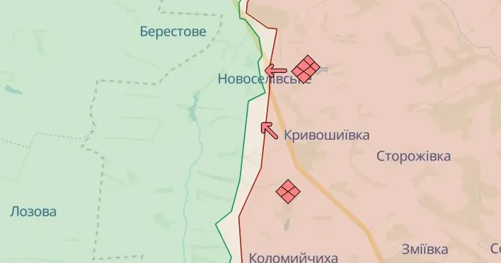 Карта: https://deepstatemap.live/#11/49.5005/37.9447 Ситуацію щодо дій противника на Куп'янському напрямку коментує військовий експерт, координатор групи "Інформаційний спротив", полковник ЗСУ Костянтин Машовець.