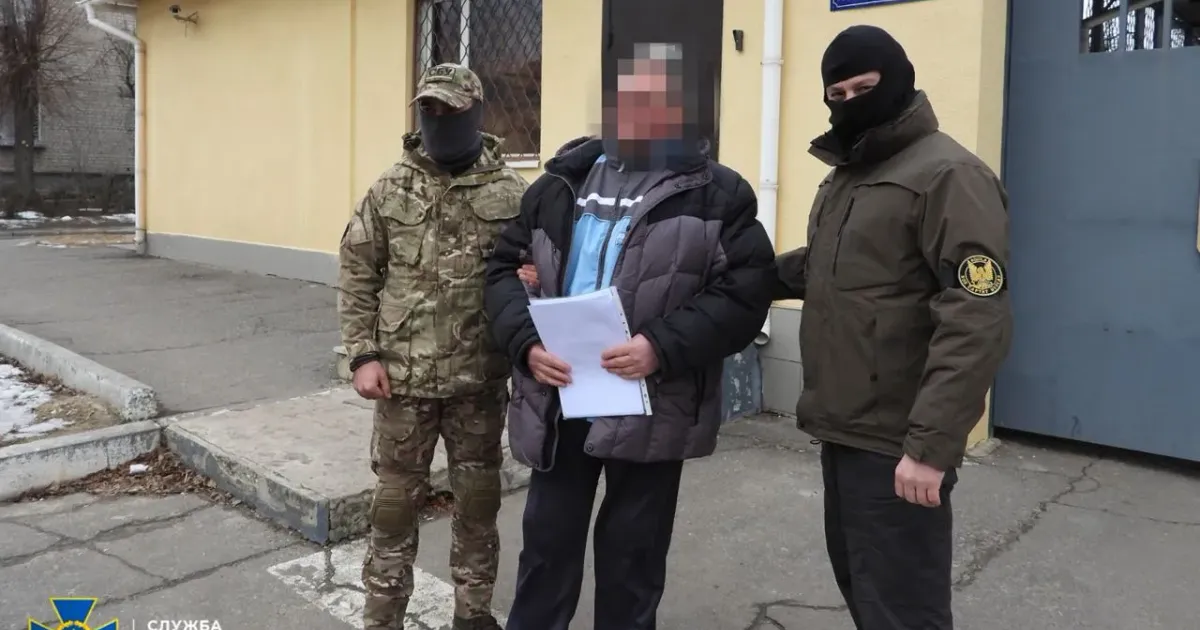 СБУ викрила і затримала колаборанта, депутата Куп'янської районної ради, який в період тимчасової окупації Куп'янщини очолював незаконно створений загарбниками «відділ охорони здоров’я військово-цивільної адміністрації Куп‘янського району рф».